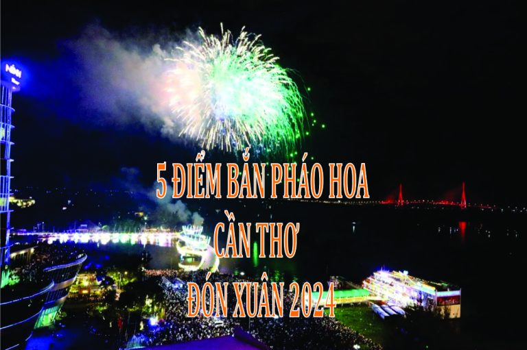 5 Địa Điểm Pháo Hoa Tại Cần Thơ Đón Xuân 2024